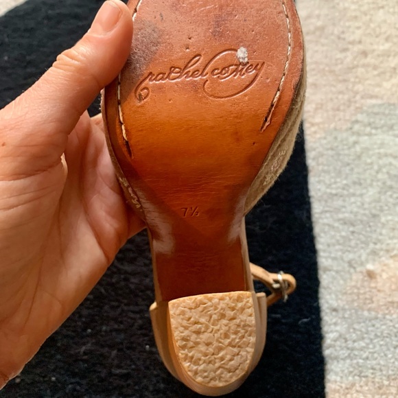 Rachel Comey Heels. Camel with Flowers. Size 7.5. - Picture 7 of 9